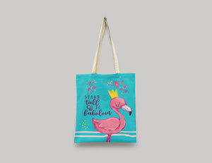 Queen Flamingo Tote Bag