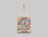 World Cities Post Stamps Tote Bag