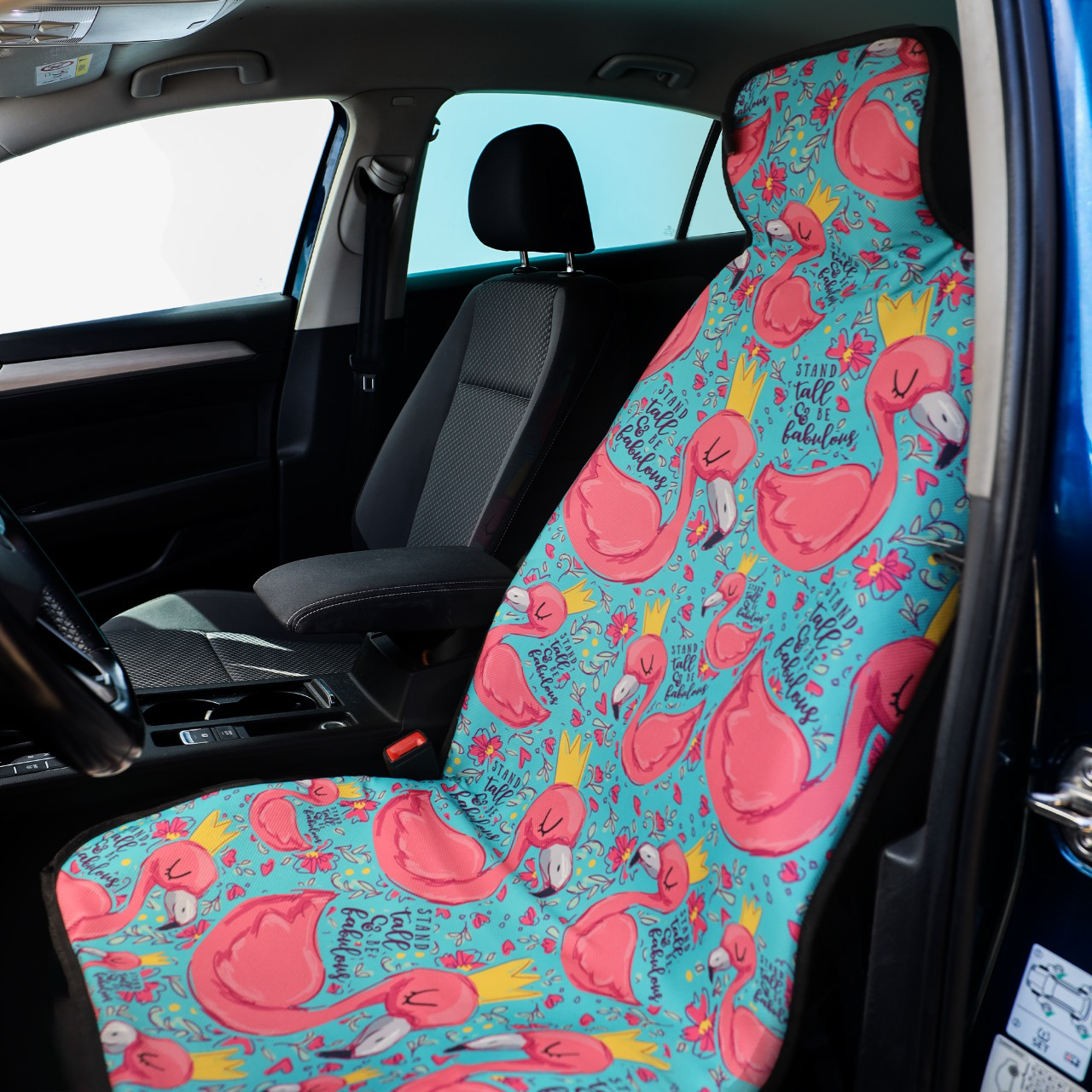 Flamingo Car seat cover