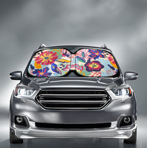 Flowers Car sun shade