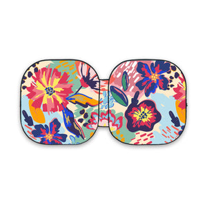 Flowers Car sun shade