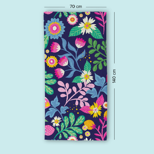 Floral Beach Towel