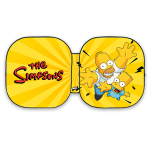 Homer & Bart Simpson Car Sun Shade