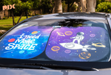 Spaceman Car Sun Shade