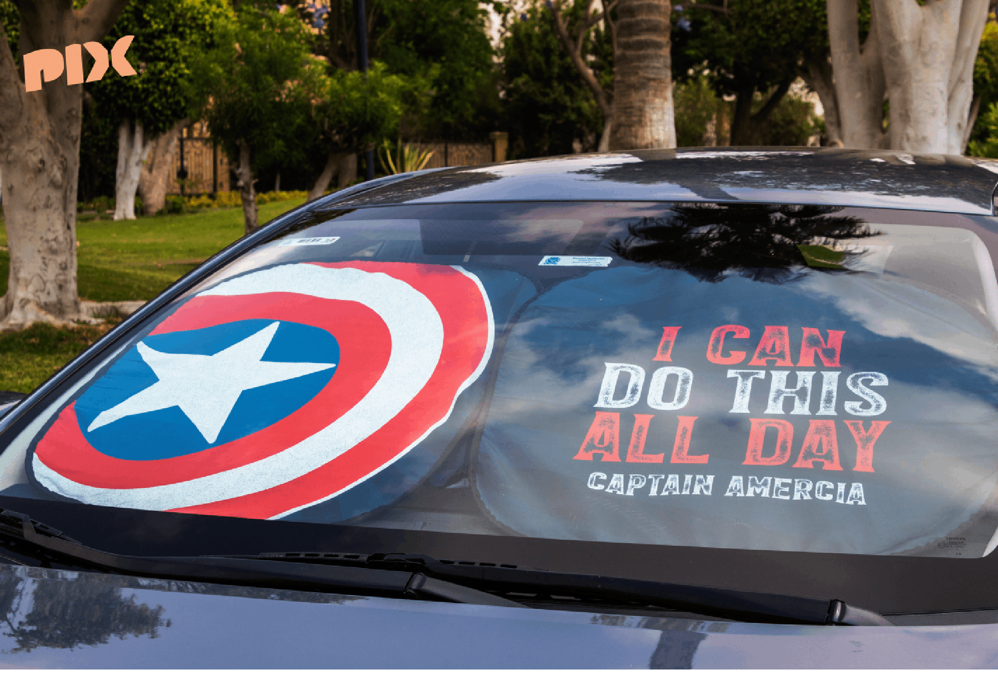 Captain America Car Sun Shade – PIX Gift Store