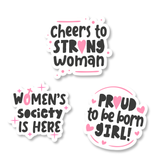 Women's Society Laptop Stickers