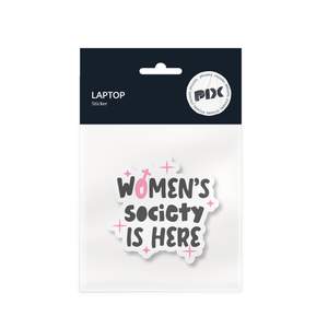 Women's Society Laptop Stickers