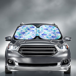 Mermaid Skin Car sun shade