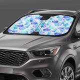 Mermaid Skin Car sun shade