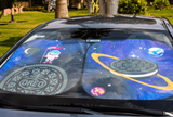 Oreo Space Car Sun Shade