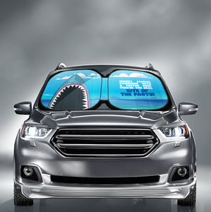 Shark car sun shade