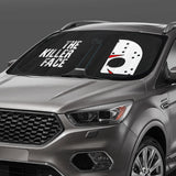 The killer face Car sun shade