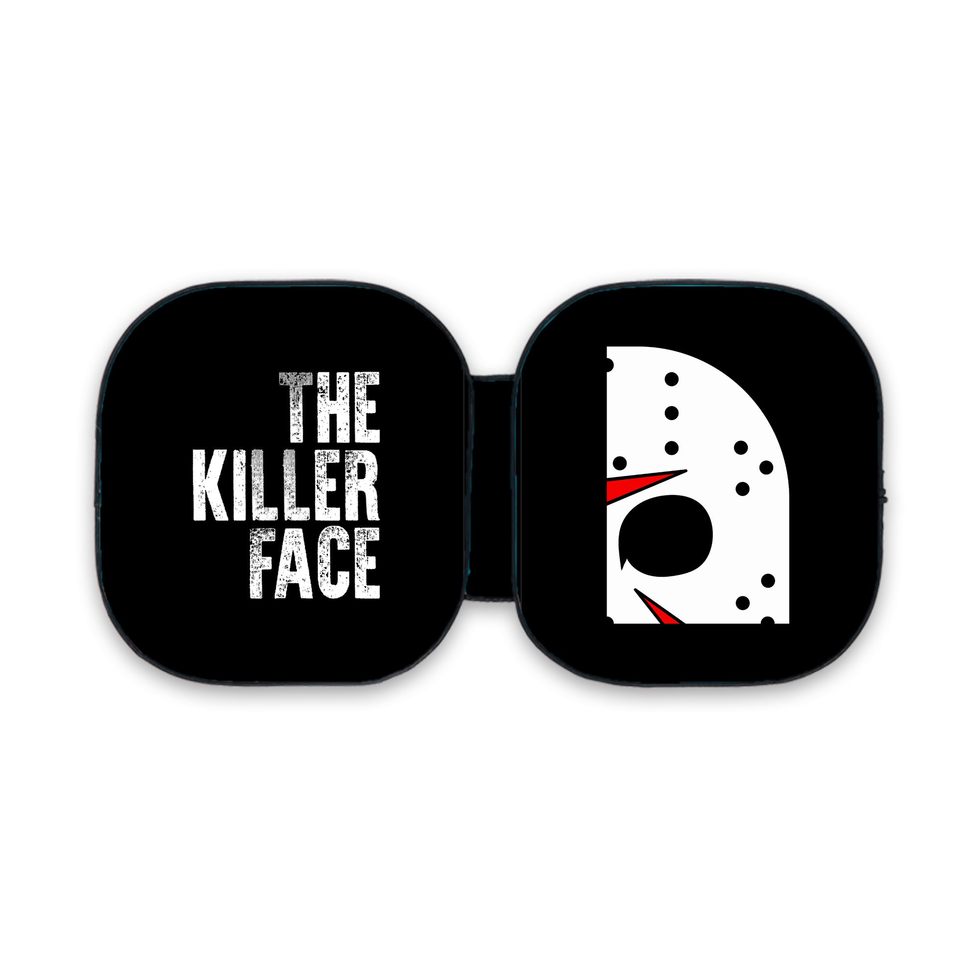 The killer face Car sun shade