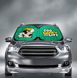 Too Goofy for life Car sun shade