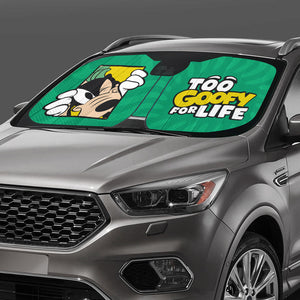 Too Goofy for life Car sun shade