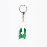 Green Egyptian Slipper Keychain