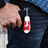 Red Egyptian Slipper Keychain