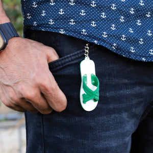 Green Egyptian Slipper Keychain