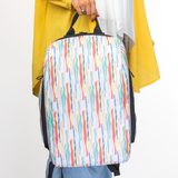 Strips Print Backpack