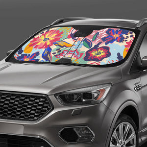 Flowers Car sun shade