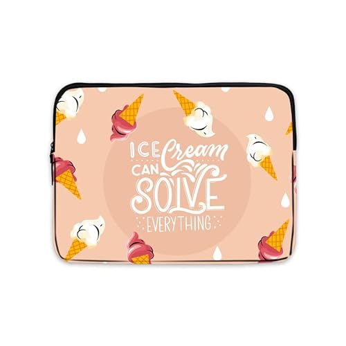 Ice Cream Solve Lovers Laptop Sleeve