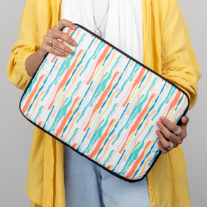 Stripes print Laptop sleeve