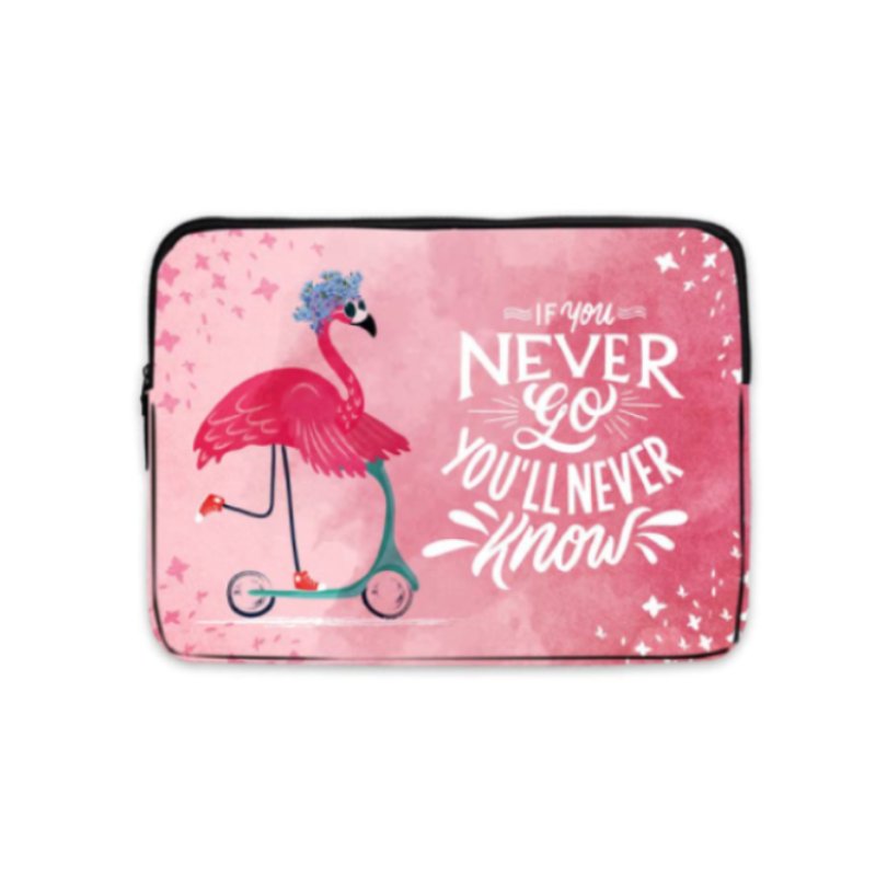 Pink Flamingo Laptop Sleeve