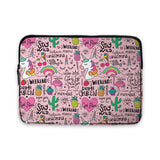 Pink Unicorn  Laptop Sleeve