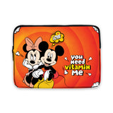 Minnie & Mickey Cartoon Laptop Sleeve