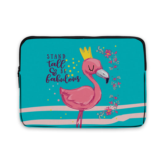 The Queen Flamingo Laptop Sleeve