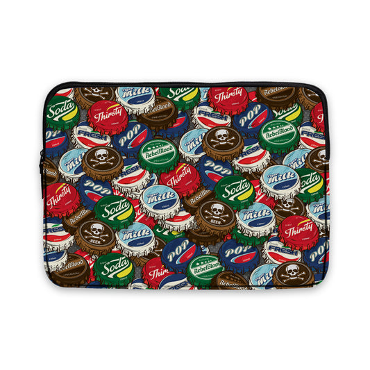 Bottle Caps Laptop Sleeve