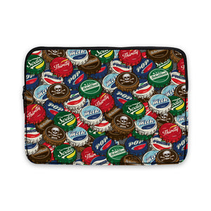 Bottle Caps Laptop Sleeve